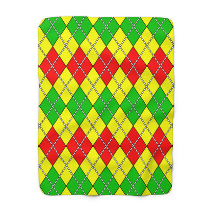 Congo Retro Argyle Blanket Throw