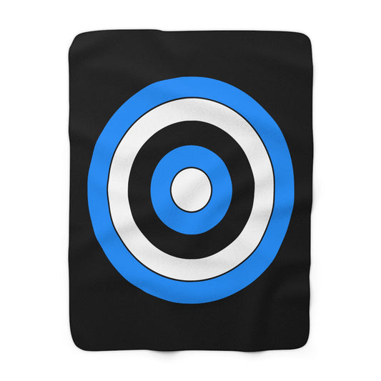 Estonia Retro Target Blanket Throw