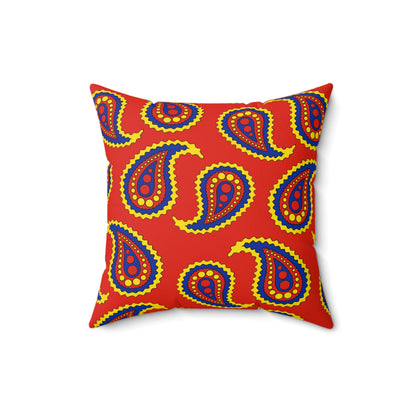 Romania Retro Paisley Cushion Pillow