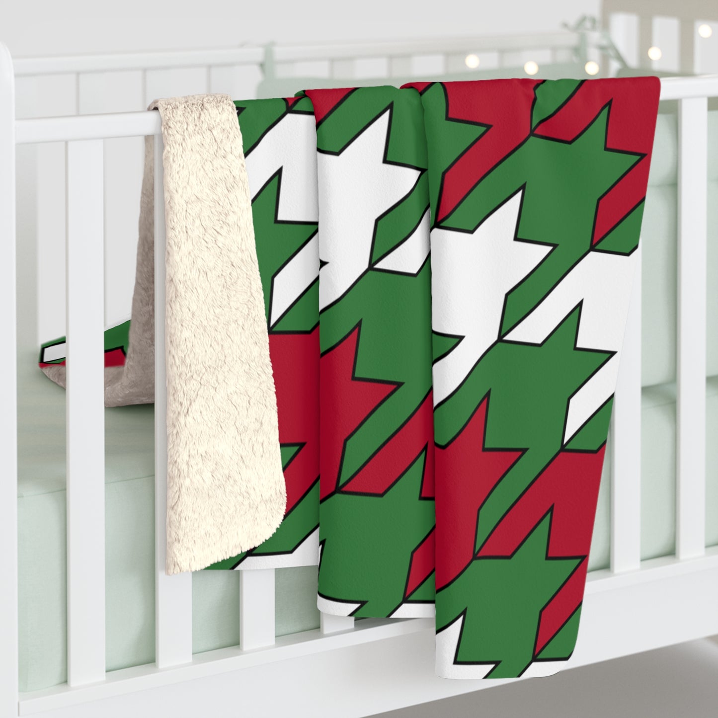 Suriname Retro Houndstooth Blanket Throw