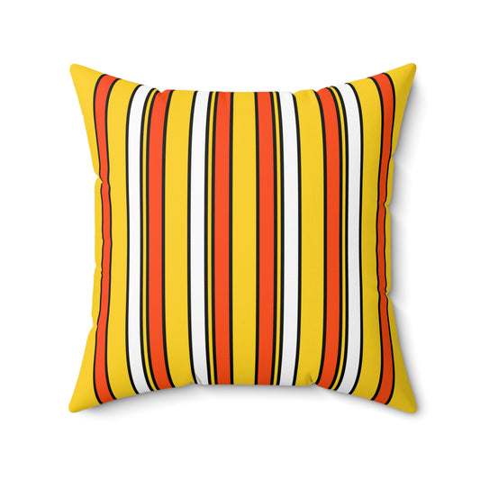 Bhutan Retro Stripes Cushion Pillow