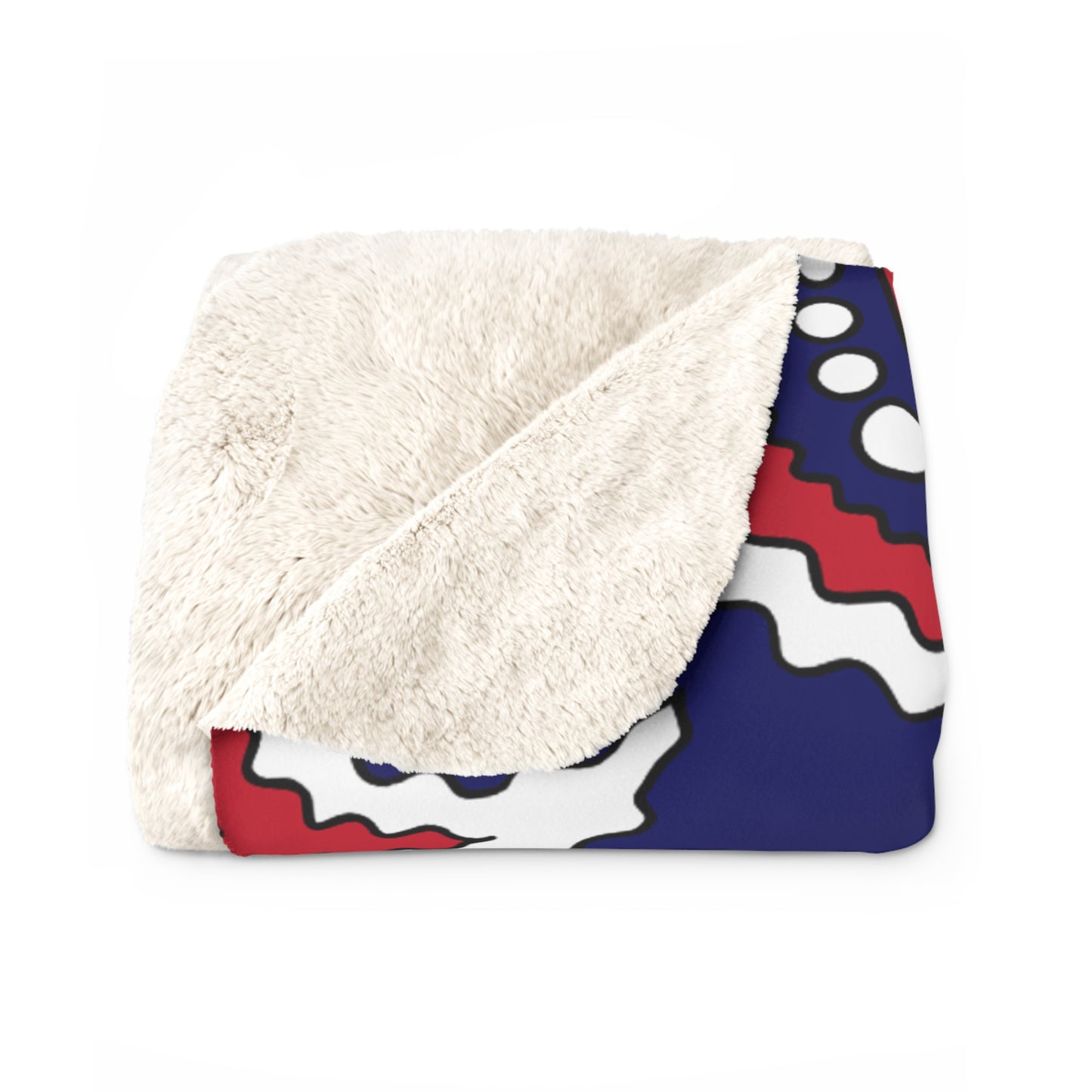 Cook Islands Retro Paisley Blanket Throw