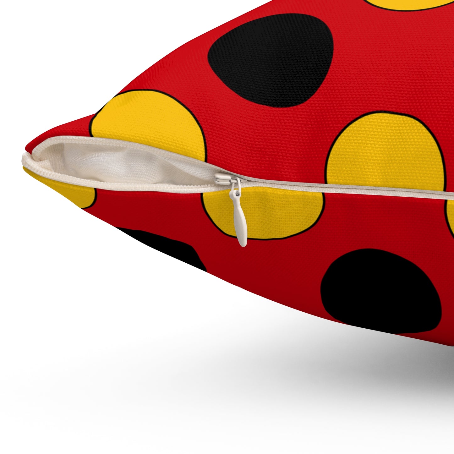 Timor Leste Retro Polka Dots Cushion Pillow