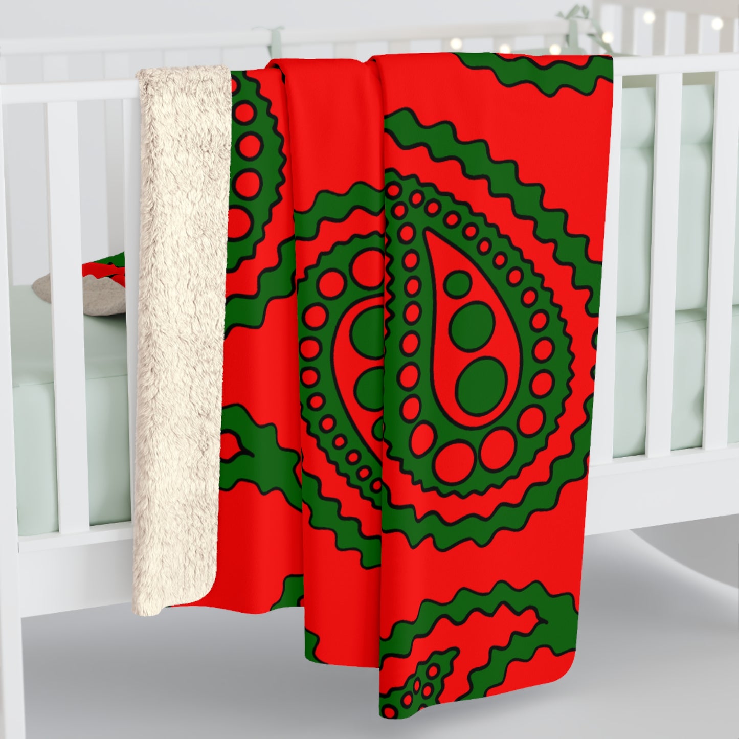 Portugal Retro Paisley Blanket Throw