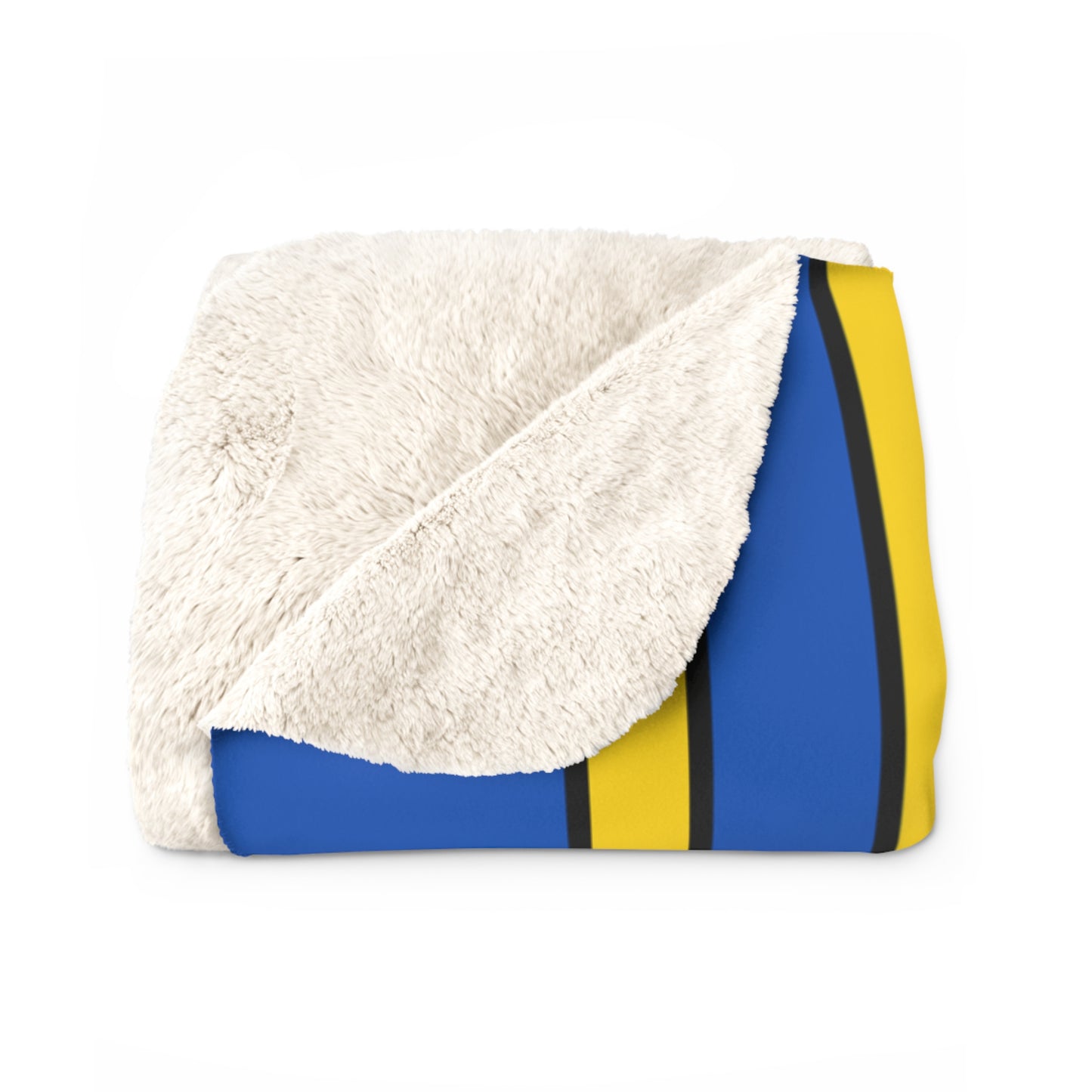 Ukraine Retro Stripes Blanket Throw