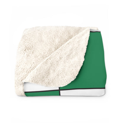 Nigeria Retro Check Blanket Throw