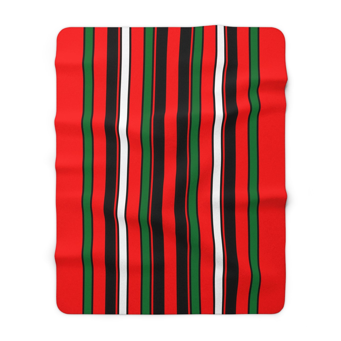 United Arab Emirates Retro Stripes Blanket Throw