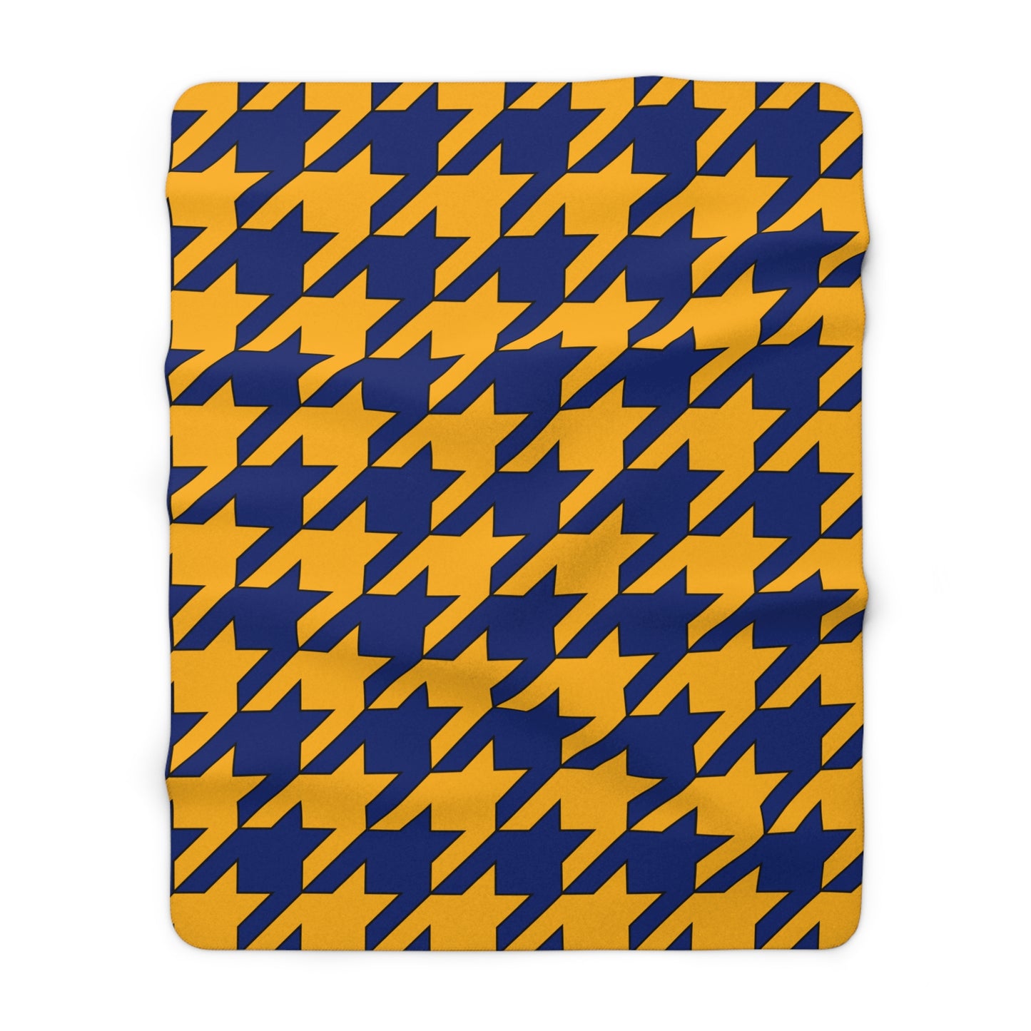 Nauru Retro Houndstooth Blanket Throw