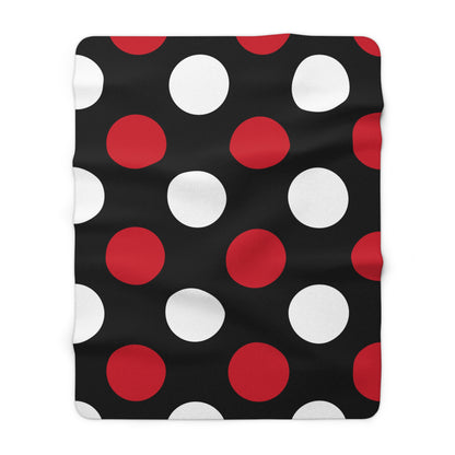Egypt Retro Polka Dots Blanket Throw