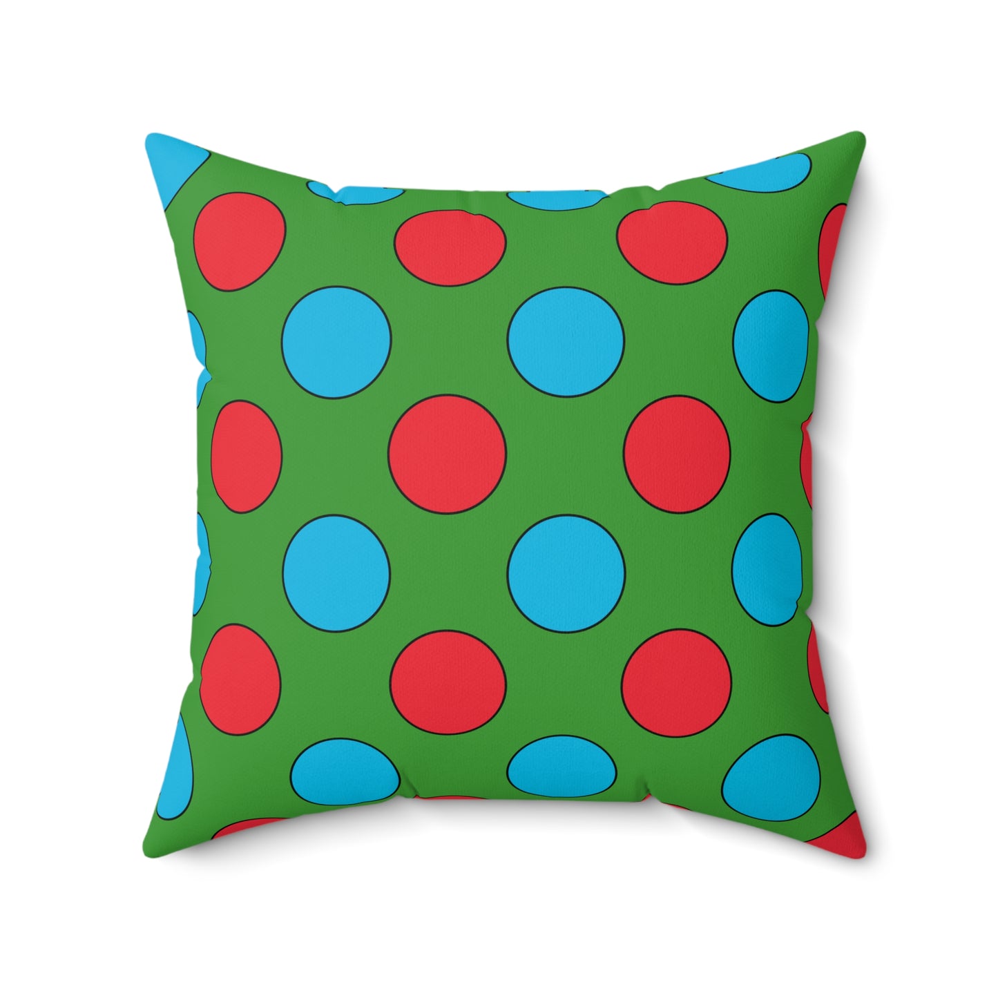 Azerbaijan Retro Polka Dots Cushion Pillow