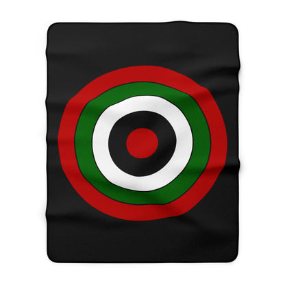 Kenya Retro Target Blanket Throw