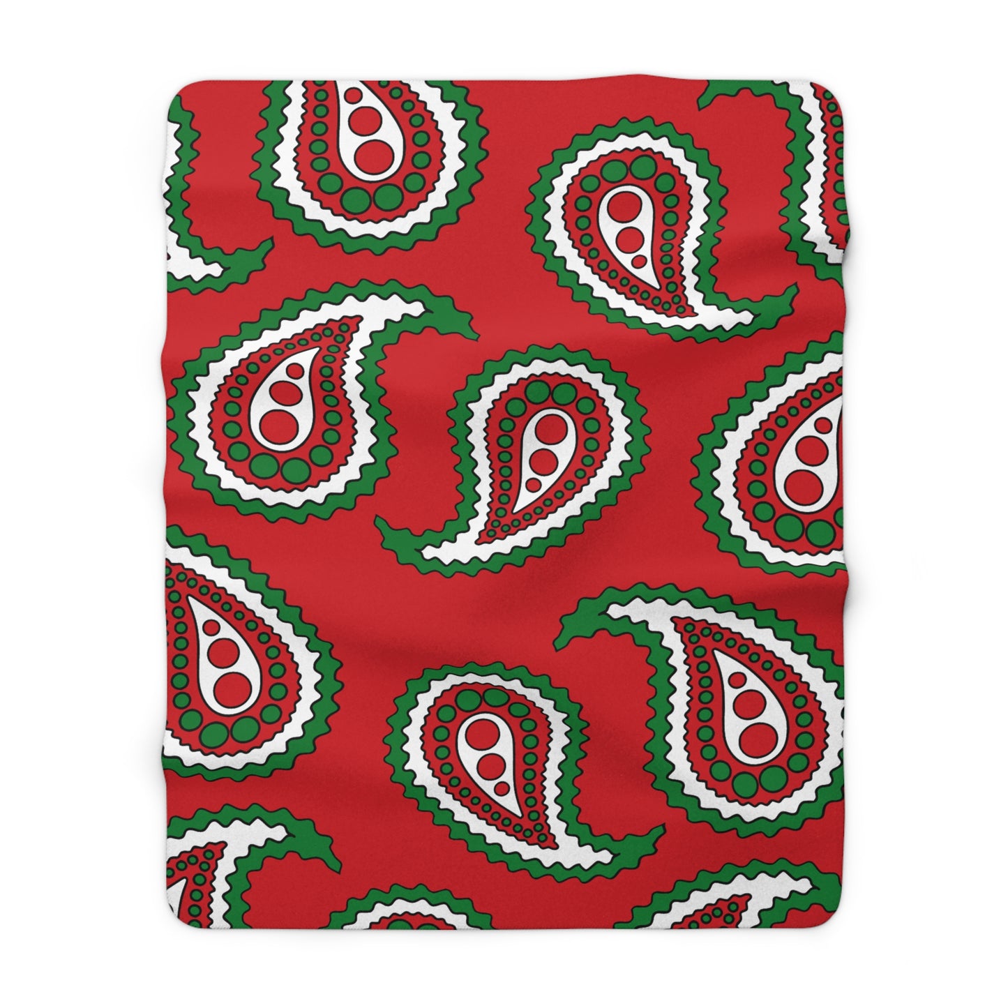 Belarus Retro Paisley Blanket Throw