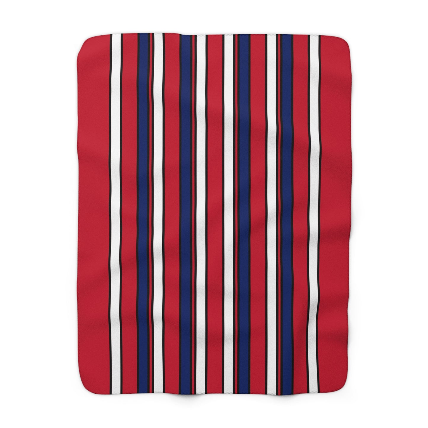 Saint Helena, Ascension And Tristan Da Cunha Retro Stripes Blanket Throw