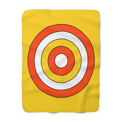 Bhutan Retro Target Blanket Throw