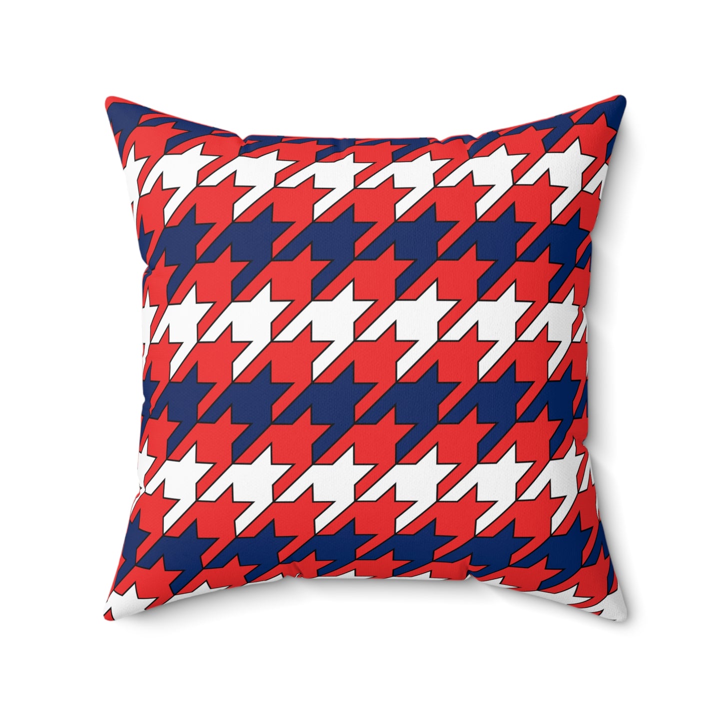 Svalbard And Jan Mayen Retro Houndstooth Cushion Pillow