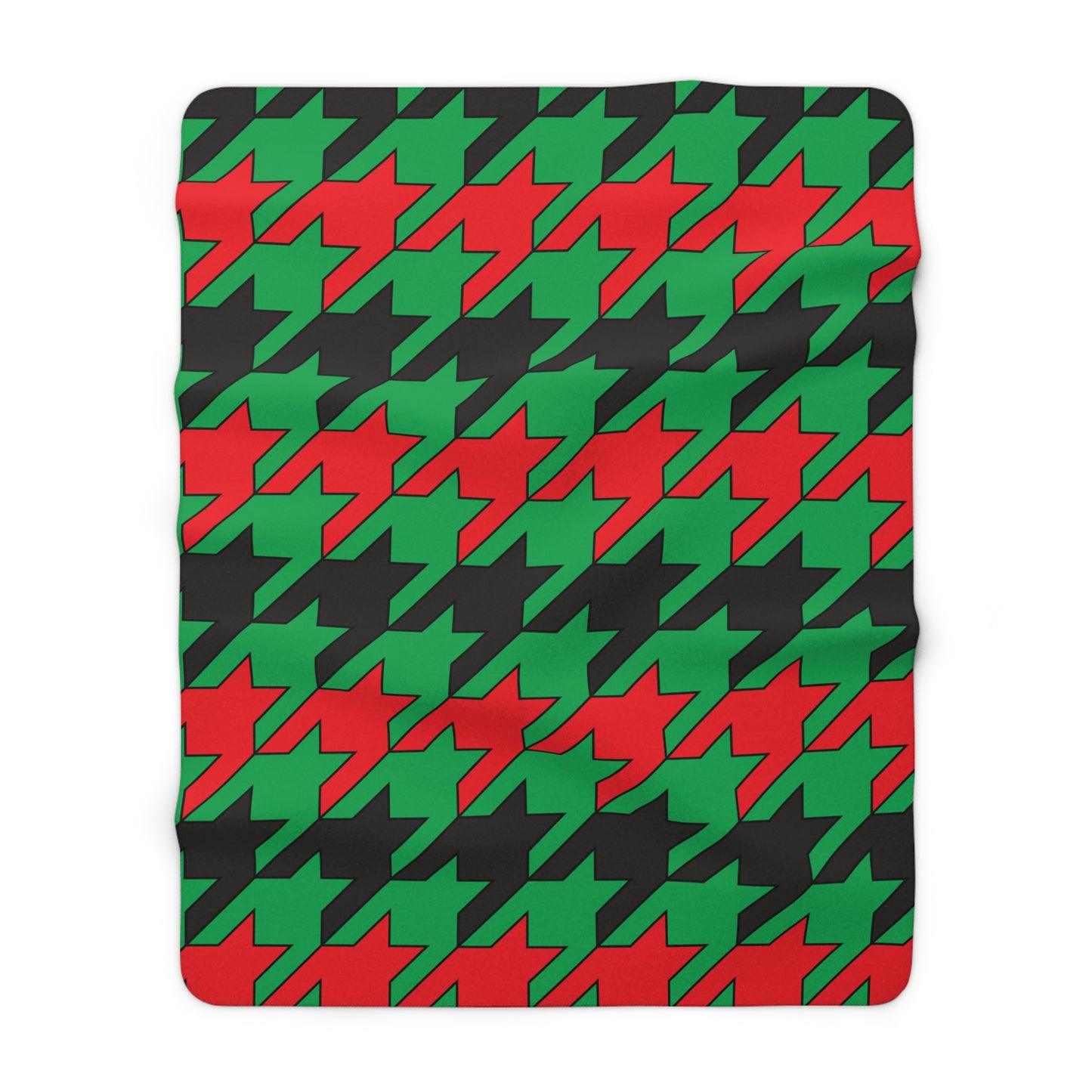 Martinique Retro Houndstooth Blanket Throw