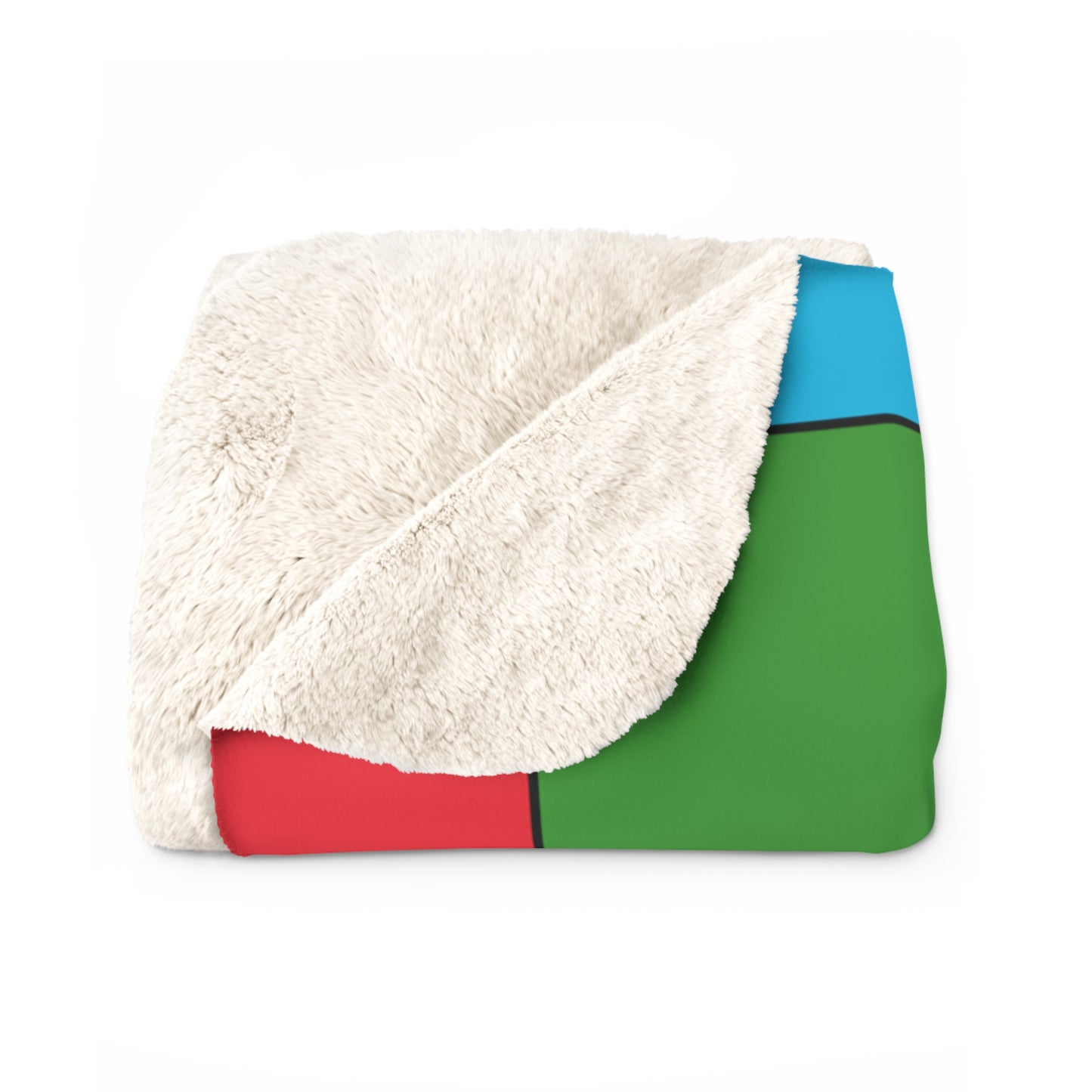 Azerbaijan Retro Check Blanket Throw