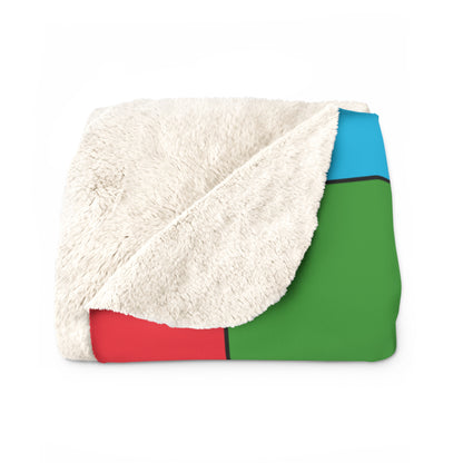 Azerbaijan Retro Check Blanket Throw