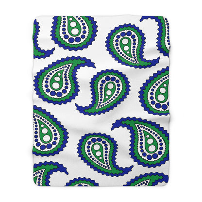 Lesotho Retro Paisley Blanket Throw