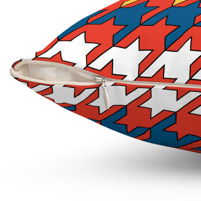Kiribati Retro Houndstooth Cushion Pillow