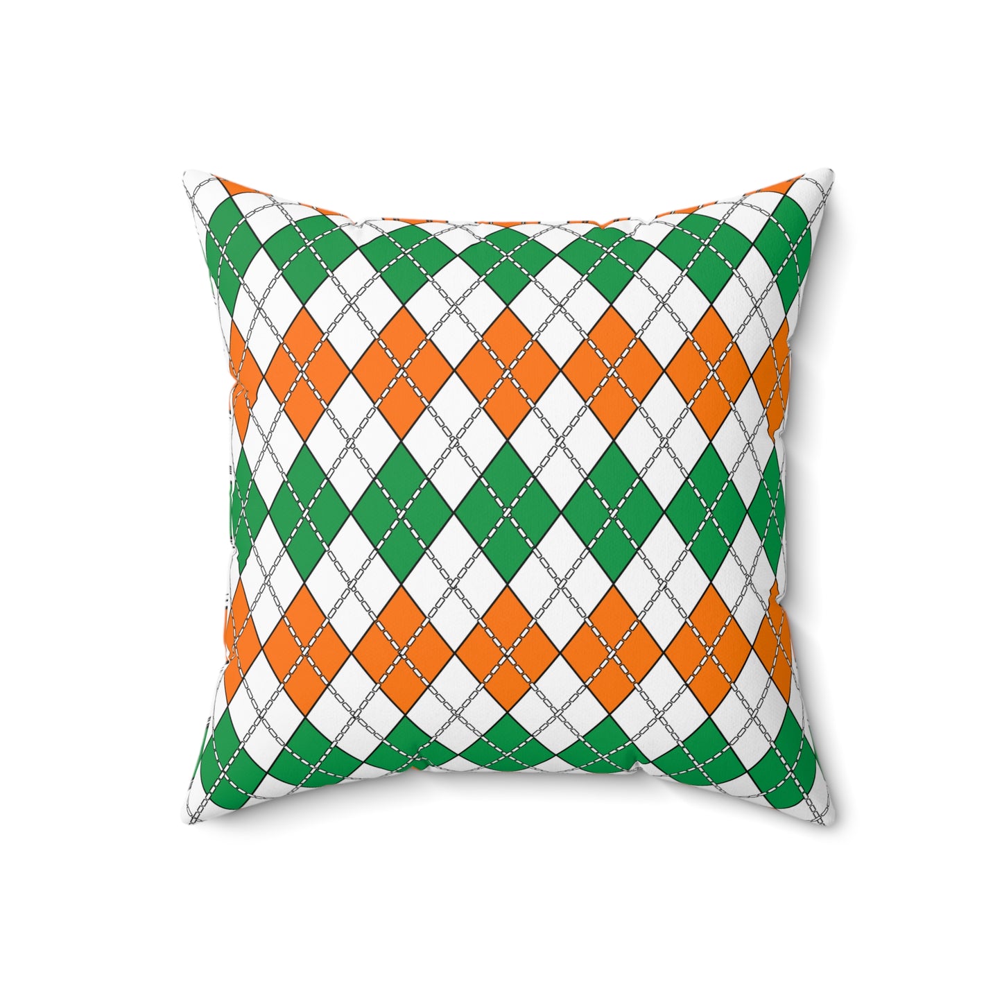 Ireland Retro Argyle Cushion Pillow