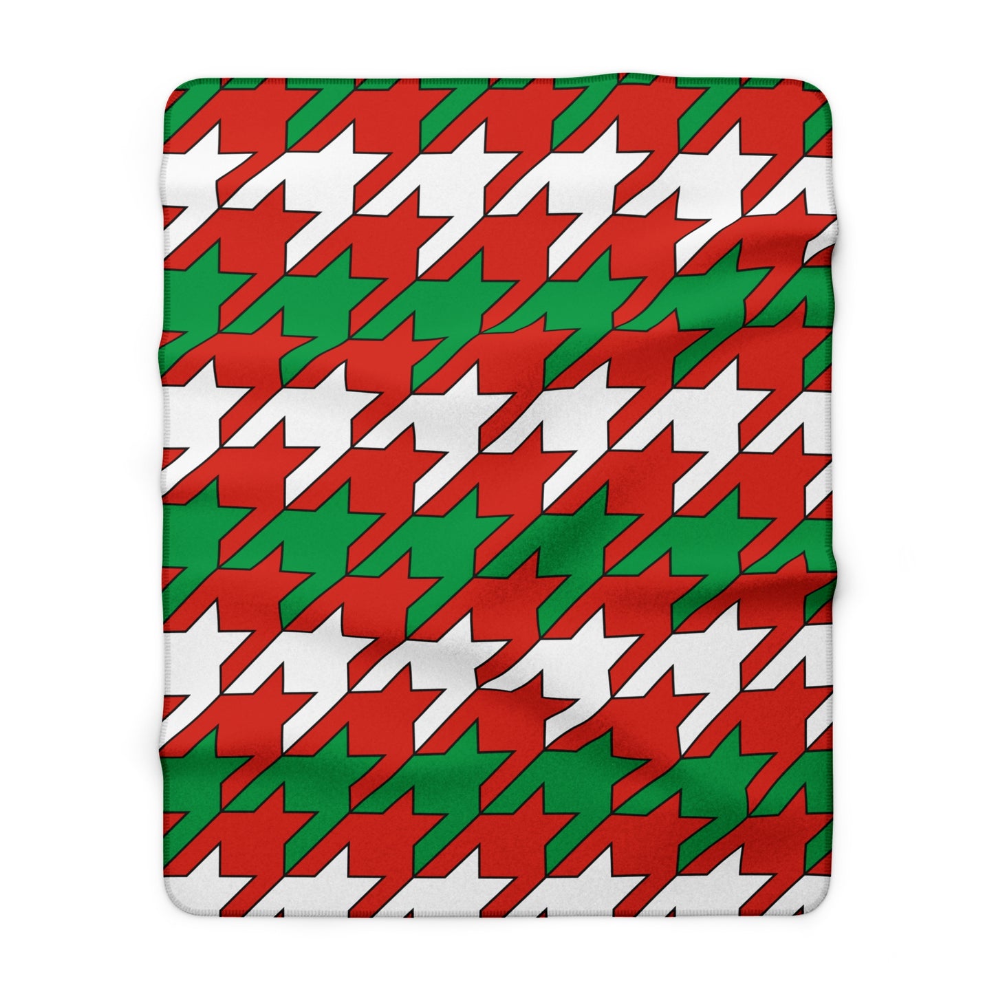 Pais Vasco Retro Houndstooth Blanket Throw