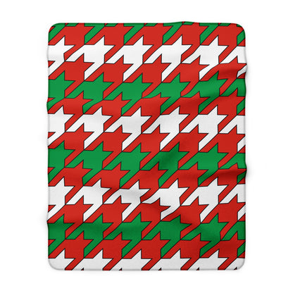 Pais Vasco Retro Houndstooth Blanket Throw