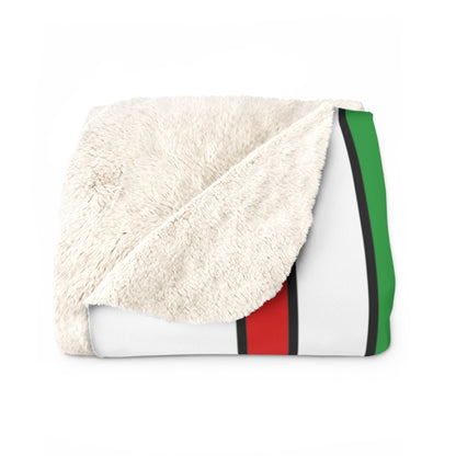 Iran Retro Stripes Blanket Throw