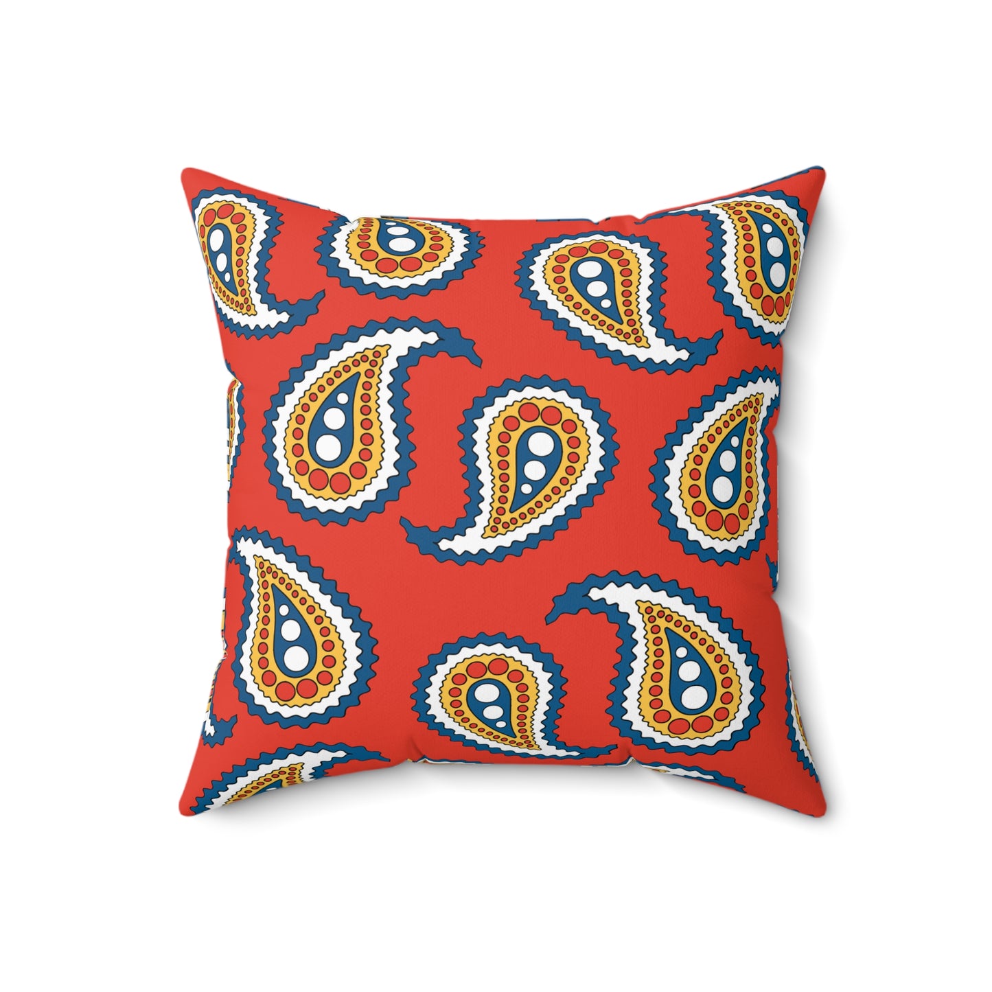 Kiribati Retro Paisley Cushion Pillow