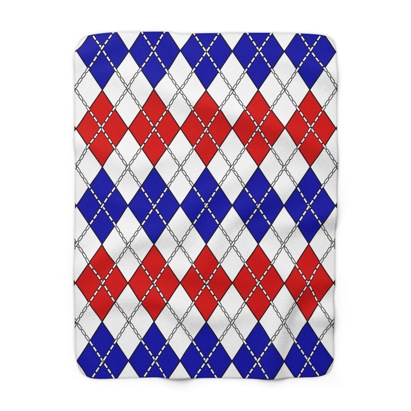 Panama Retro Argyle Blanket Throw