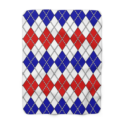 Panama Retro Argyle Blanket Throw