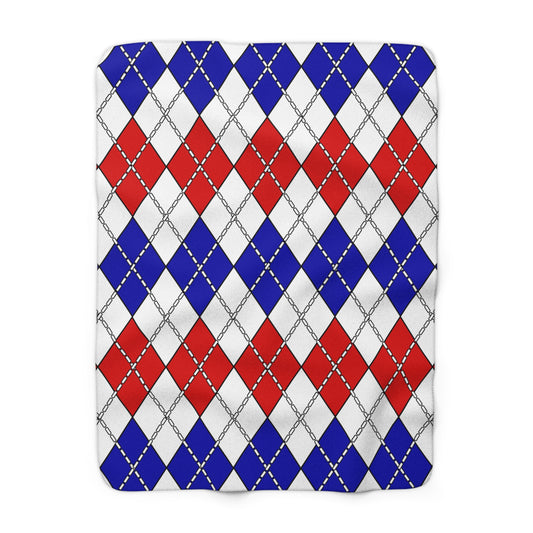 Panama Retro Argyle Blanket Throw