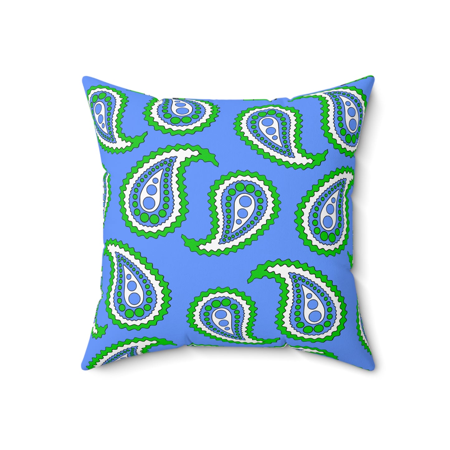 Djibouti Retro Paisley Cushion Pillow