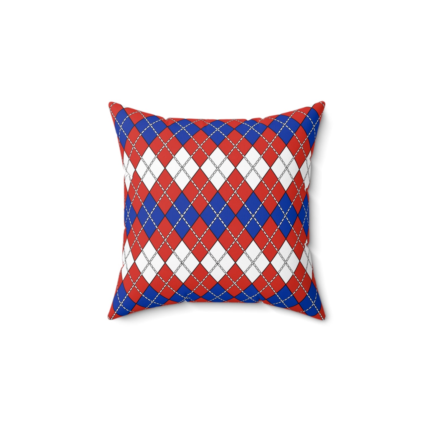 Paraguay Retro Argyle Cushion Pillow
