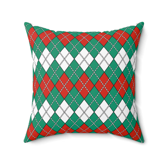 Bulgaria Retro Argyle Cushion Pillow