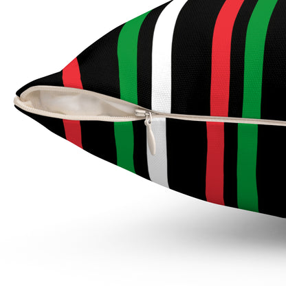 Palestine Retro Stripes Cushion Pillow