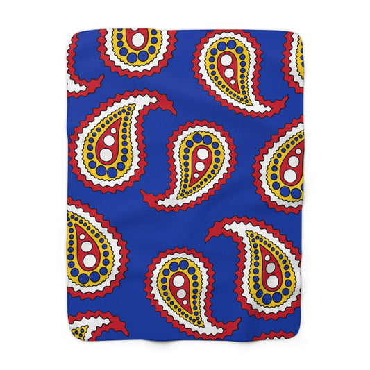 Philippines Retro Paisley Blanket Throw