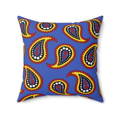 Eswatini Retro Paisley Cushion Pillow