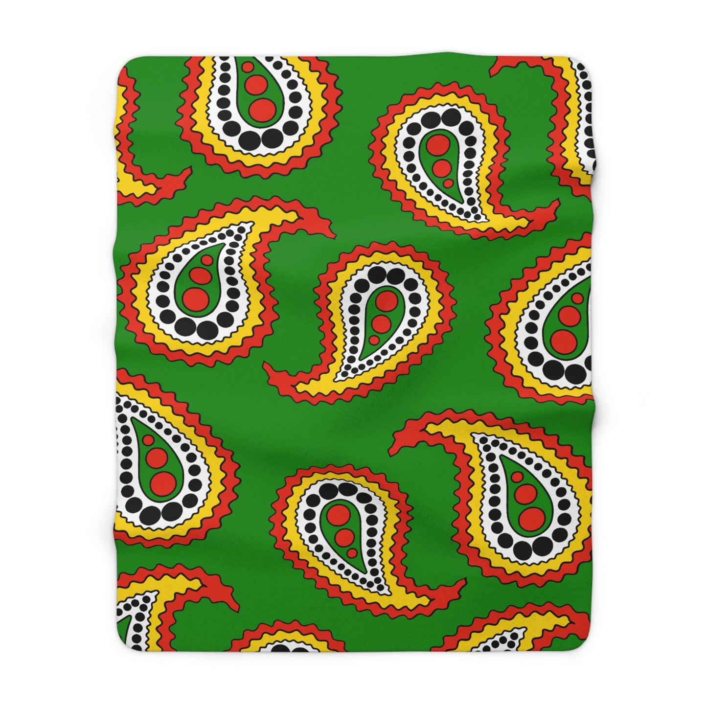 Dominica Retro Paisley Blanket Throw