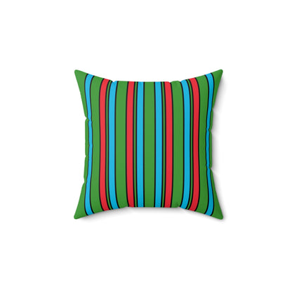 Azerbaijan Retro Stripes Cushion Pillow