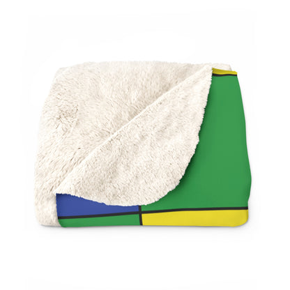 Brazil Retro Check Blanket Throw