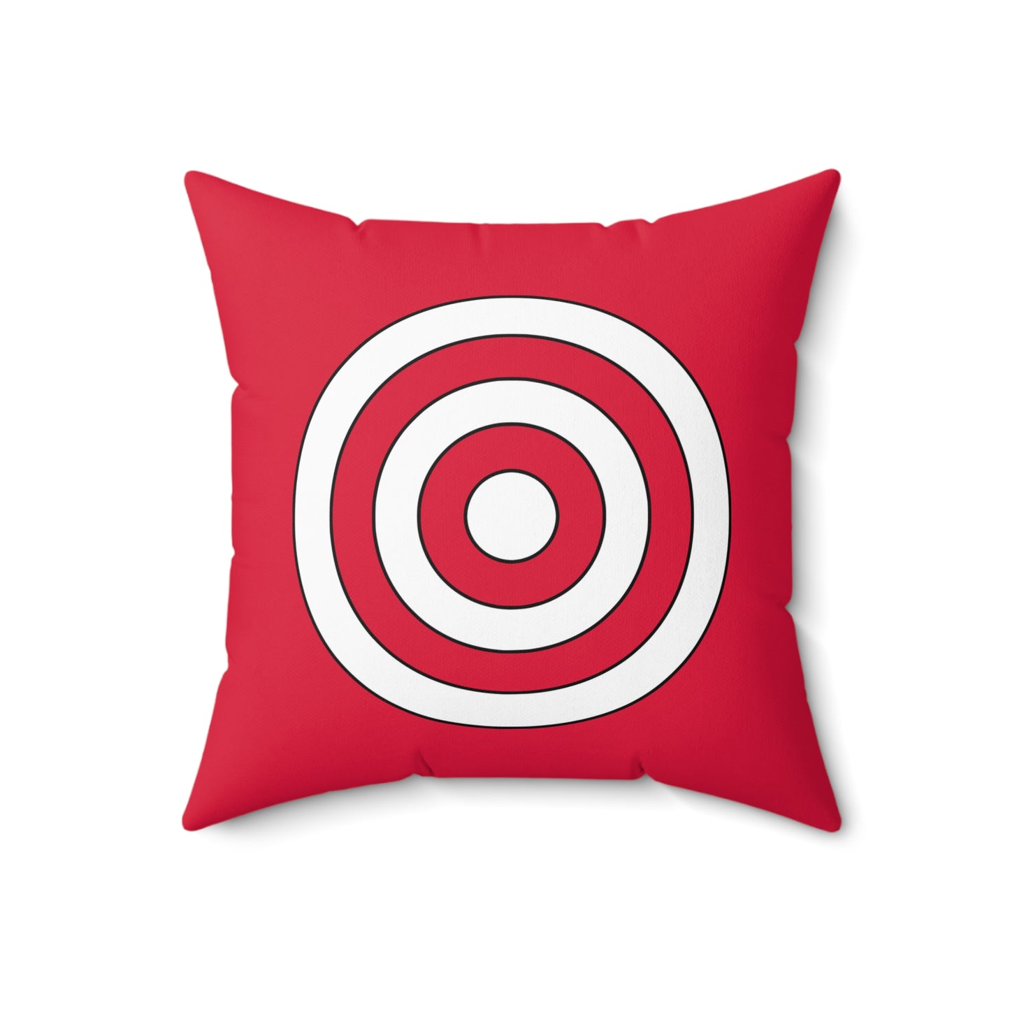 Poland Retro Target Cushion Pillow