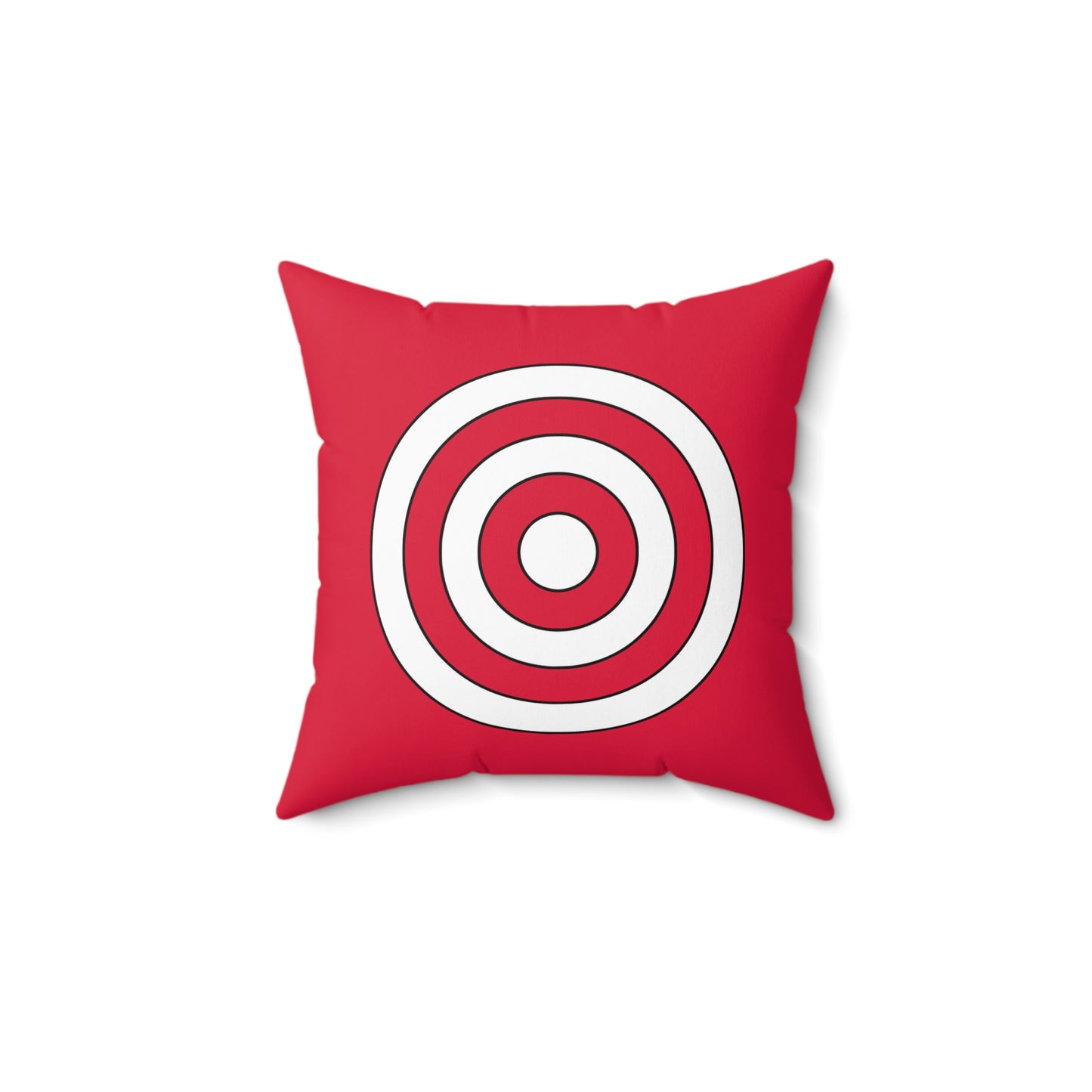 Poland Retro Target Cushion Pillow