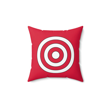 Poland Retro Target Cushion Pillow