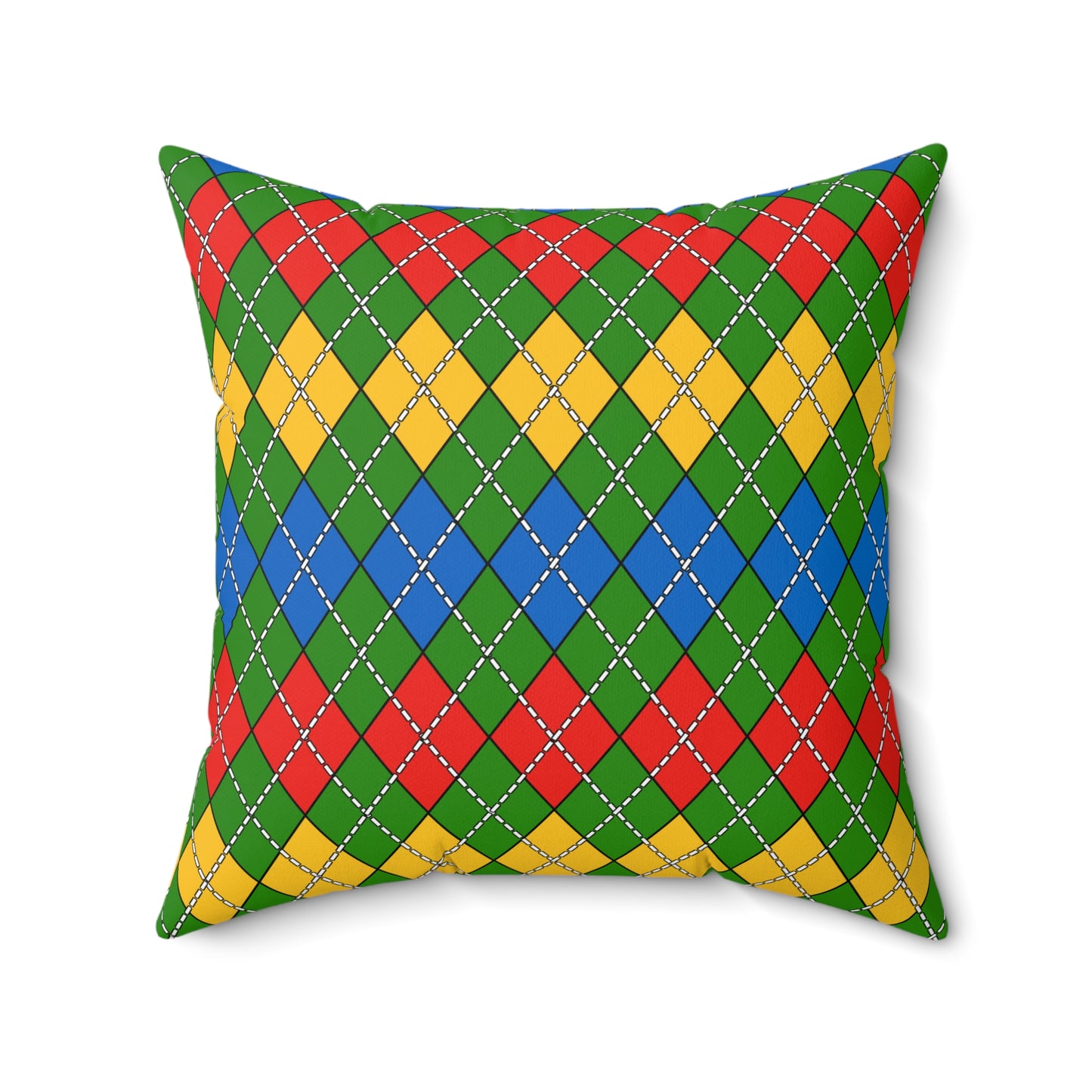 Ethiopia Retro Argyle Cushion Pillow