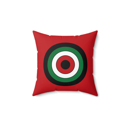 Western Sahara Retro Target Cushion Pillow