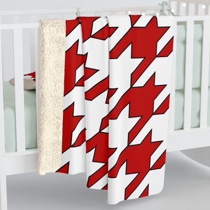 Tonga Retro Houndstooth Blanket Throw