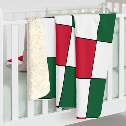 Algeria Retro Check Blanket Throw