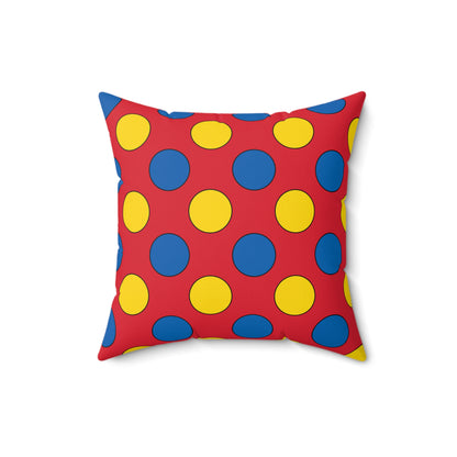 Mongolia Retro Polka Dots Cushion Pillow