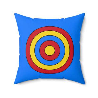 Democratic Republic of the Congo Retro Target Cushion Pillow